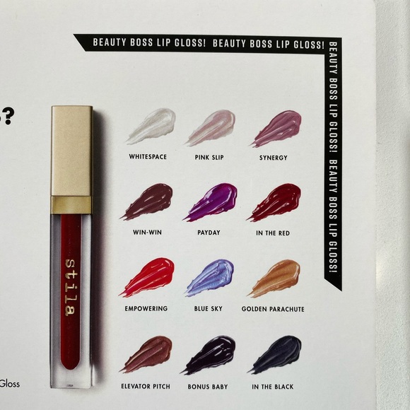 STILA beauty boss lip gloss briefcase kit - Picture 5 of 9